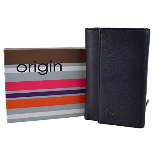 Porte-monnaie protection radio-identification femmes cuir contre piratage de carte
