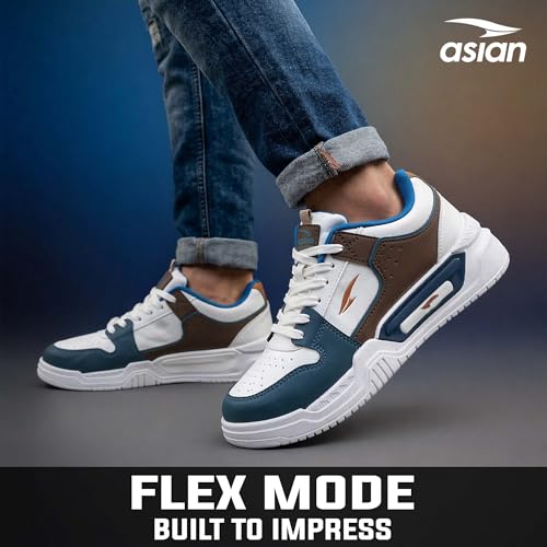 Image of ASIAN Shadow-01 Sneakers for Men | Soft Cushion Tech, Strong Grip Outsole & Colourblocked Style | Lightweight Casual Shoes for Walking, Training, Gym & Travel
