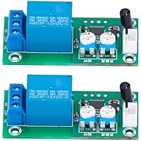 Módulo de Sensor de Vibración, DC 12V Sensibilidad Retardo de