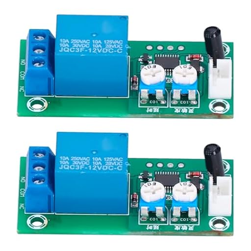 Módulo de Sensor de Vibración, DC 12V Sensibilidad Retardo de Tiempo Interruptor de Relé Ajustable Módulo de Sensor de Alarma Interruptor de Vibración (2Pcs) | Ya disponible en tu tienda friki favorita! En mundofriki.es!