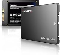 fanxiang S101 2TB SATA III 2,5-Zoll SSD Interne Festplatte, 550MB/s Lesen, 500MB/s Schreiben, SLC-Cache & 3D TLC NAND, für Laptops, Desktop-PCs und Spielkonsolen, Schwarz – Ansicht 1