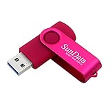 Contenuto del pacco: 1 Pezz Chiavetta USB 3.0 32GB Pendrive Girevole archiviazione dati pen drive Fino a 90 MB/s, (Confezione Singola: Rosa).