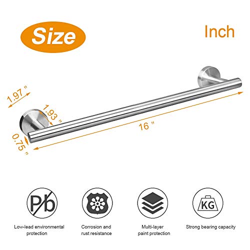 Tocten Bath Towel Bar - Thicken Sus304 Stainless Steel Bathroom Towel Holder thumb #6