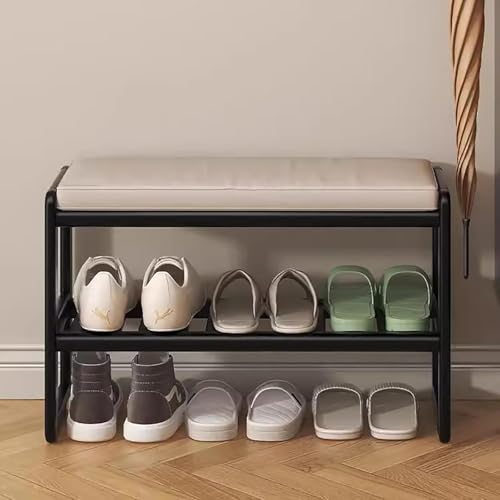 Banc avec rangement à chaussures pour libérer l'espace du salon