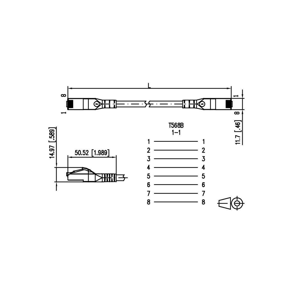 Btr 130845A566-E - Rj45 cavo ethernet (cat. 6, 10 gbit, 500 mhz, s/ftp, 15 m), rosso