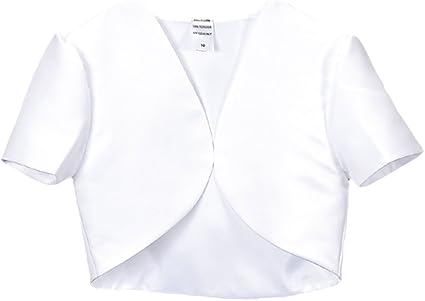 white bolero jacket
