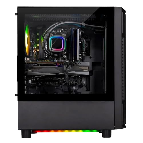 Image of Skytech Gaming Shadow Gaming PC, AMD Ryzen 7 7800X3D 4.2GHz, NVIDIA RTX 5060 Ti 16GB VRAM, 1TB Gen4 NVMe SSD, 16GB DDR5 RAM 6000, 650W Gold PSU, 360 ARGB AIO, WI-FI 5, Windows 11, Desktop