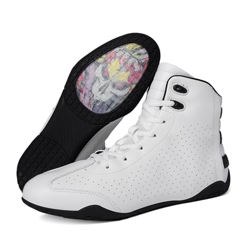 Scarpe da Boxe da Donna E da Uomo Scarpe da Wrestling Giovanile Scarpe da Wrestling per Uomo E Gioventù Confortevole Resistente E Traspirante Alta Trazione per Taekwondo Arti Marziali