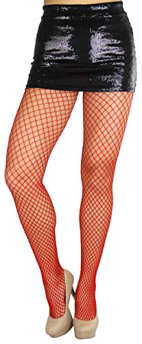 Image of ToBeInStyle Women's Fence Net Lace Boyshort Fishnet Pantyhose