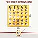 MR CHIPS Jam-Proof Easy-Read Quick-Clear Large Print Fingertip Slide Bingo Cards with Sliding Windows 10 Pack in Gold Rush Style