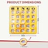 MR CHIPS 100 Easy Read Quick Clear Bingo Cards with Sliding Windows and Master Board