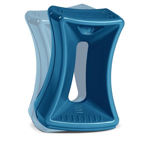 Image of Simplay3 American Home Live Fit Active Balance Chair, 20 inch Stool for Adults and Teens- Ergonomic Office Desk Chair with Rock, Wobble, Tilt Motion for Learning, Work and Study Union Blue, 2-Pack