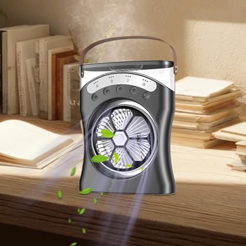 Ventilateur de bureau pour temps chaud rafraîchissant à atomisation - 7