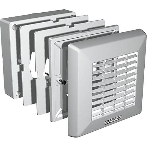 Caja de tomacorriente Vortice F 150/6 Gris para conexiones electricas seguras de 213 mm