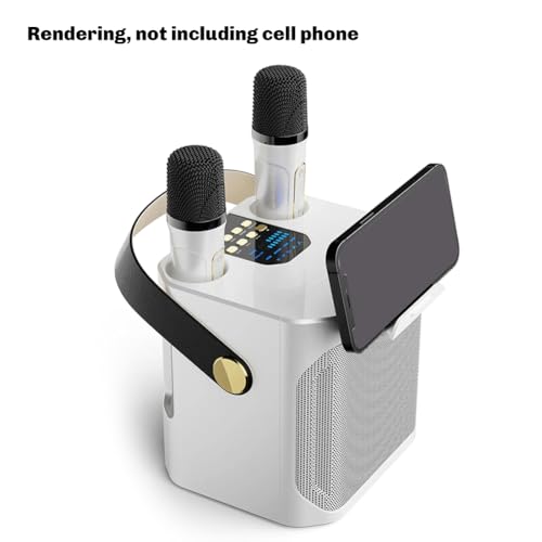 Enceinte bluetooth karaoké haute puissance avec double micro pour chanter en stéréo 360