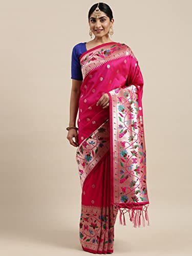Pandadi Saree pink paithani silk saree – image 2