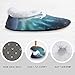 ALAZA Funny Bear Cloud House Fleece Slippers Comfy Bedroom Shoes Anti-Slip for Men US 9-10