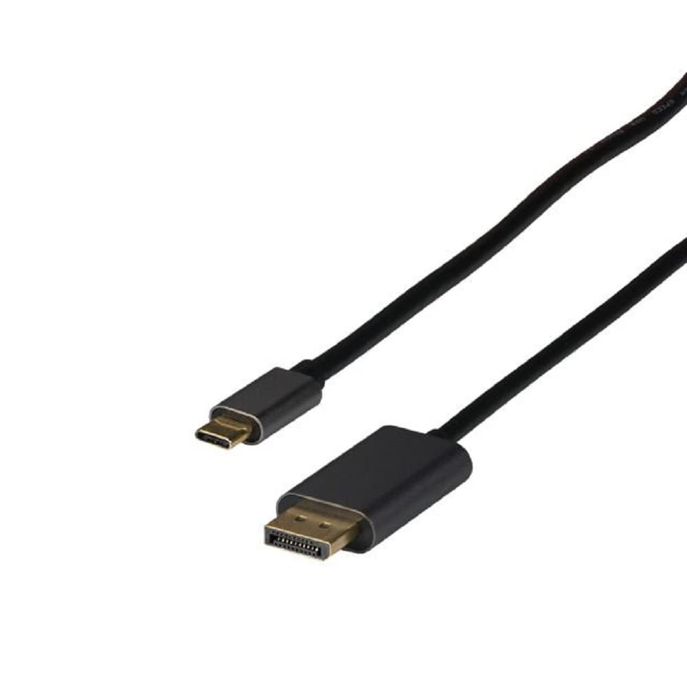 Câble USB Type-C DisplayPort EFB-Elektronik adaptateur noir blindé 2m - 2