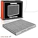 A-Premium Cabin Air Filter with Activated Carbon Compatible with Jeep Cherokee 2019 2020 2021 2022 2023, Behind Glove Box, Replace# 68410725AA