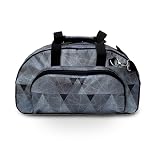 IKURI Weekender - Wasserdichte Tasche Für Frauen Sporttasche Schwimmtasche Umhängetasche für Fitness, Sauna und Wellness Kliniktasche Reisetasche aus Plane Retrolook - Design Diamante