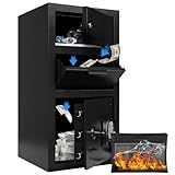 Caja fuerte para dinero de negocios con ranura para caída de 4.0 CUB, restaurante