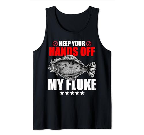 Fluke Fisher Gear Fluke Fishing Fluke Fisherman Camiseta sin Mangas