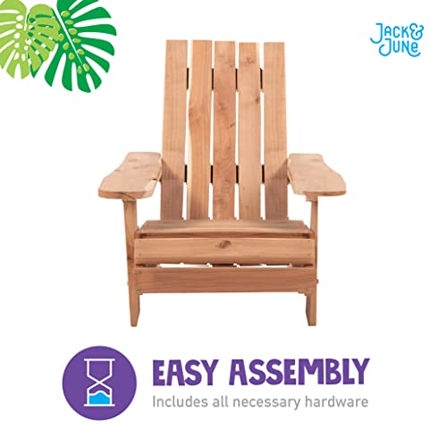 Jack And June Redwood Adirondack Chair Outdoor Leisure #TOP5
