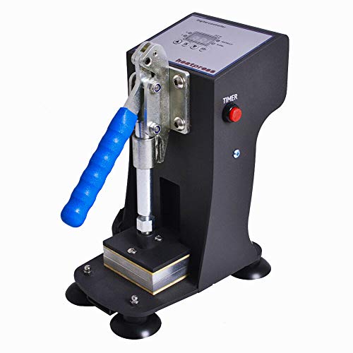 Slsy Mini Personal Heat Press Machine, 770lbs Max Pressing Force Manual Heat Presser, 2x3 Inch Heat Platen, Digital Control Panel Sublimation Press Machine