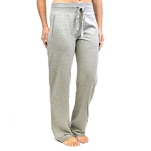 Pantalon de jogging en polaire pour femme, Gris/ourlet ouvert., 40-42 Cover