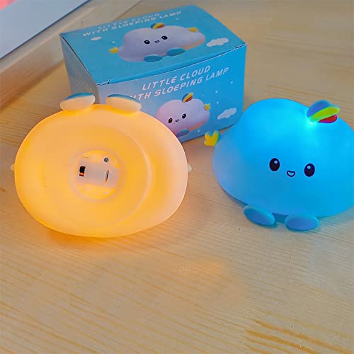 Alikiz Cloud Led Night Light For Bedroom, Cute Cloud Colorful Night Lamp Decor Nursery, Usb Rechargeable Portable Silicone Light Christmas Gifts For Kids Girls Room #TOP5