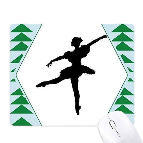Tapis de souris caoutchouc vert pin fini les glissements pour une glisse fluide
