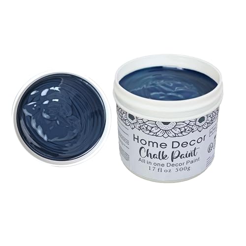 DGAGA 17OZ Navy Blue Chalk Paint for Furniture & Crafts