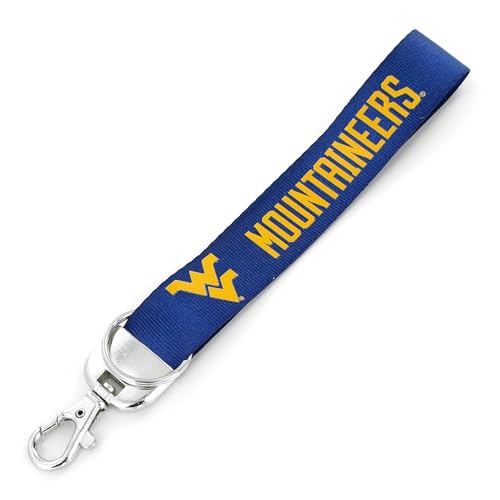 Aminco NCAA West Virginia Mountaineers Deluxe Wristlet Keychain