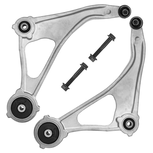 Image of Detroit Axle - 8pc Front End Suspension Kit for 2015-2018 Nissan Altima, 2016-2023 Maxima, 2 Lower Control Arms with Ball Joints 2 Sway Bar Links 4 Outer Inner Tie Rod Ends Replacement