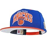 Mitchell & Ness Team Arch Gorra de béisbol Snapback (NBA/HWC) - New York Knicks (Azul Rey/Naranja)