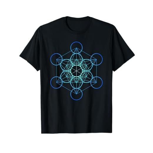 Indigo Metatron's Cube Tee