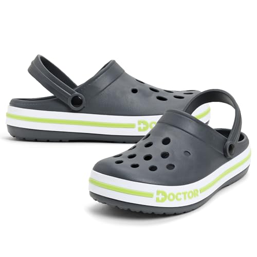 Image of Men Clogs with Back Strap | Lightweight Comfort Footwear | Cushioned EVA Sole | Anti-Slip Everyday Wear Clogs for Indoor, Outdoor, Work & Casual Use
