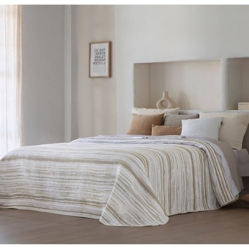 ANTILO TEXTIL Colcha Bouti de Jacquard FUNDECO