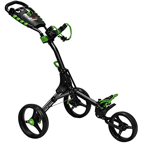 Carrito de golf EZE GLIDE Compact+ de 3 ruedas - Carbón/Lima Cover