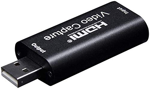 HDMIキャプチャーカード ビデオキャプチャーボード ゲーム 軽量超小型 USB2.0 HDMI Vido Capture 対応 ゲームキャプチャー 録画・ライブ会議用 UVC(USB Video Class)など