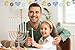 45 Decorative Frosted White Menorah Candles