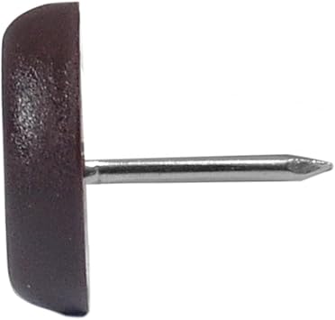X-Perk Studded Table Chair Sofa Furniture Unit Floor Protector Plastic Shoe 25 Pieces Diameter 20 mm