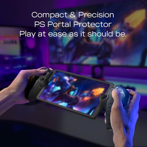 JCHOUS Capa protetora para Playstation Portal, 8 tampas de aperto de polegar + 2 anéis de precisão p