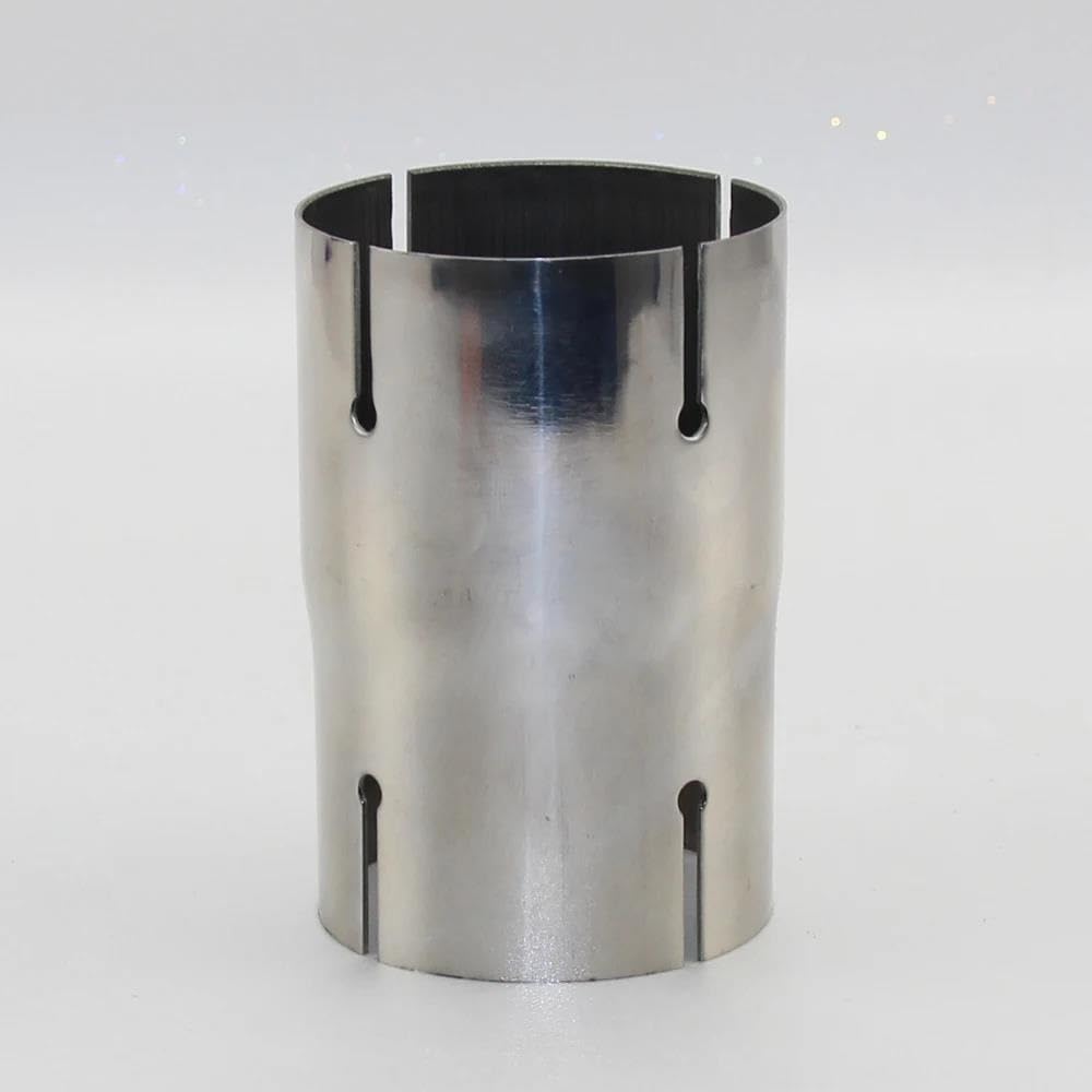 Cola de Escape Conector Reductor Escape Estándar Acero Inoxidable Coche Universal Tubo 63Mm Diámetro Exterior Y 73/76/79Mm Silenciador Trasero Coche(OD 63-76mm)