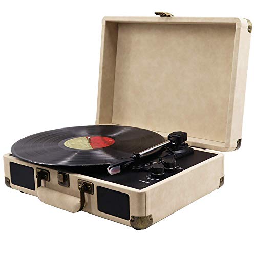 Platine Vinyle pour Tourne-Disque, Tourne-Disque avec Bluetooth, Gramophone Trois Vitesses, Jouer du Vinyle - Les Beatles, Paul McCartney, John Lennon, RIngo Starr, George Harrison Platine Vinyle pour Tourne-Disque, Tourne-Disque avec Bluetooth, Gramophone Trois Vitesses, Jouer du Vinyle – Image 4