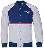 england track jacket nike Offiziell lizensiert. Majestic Jacke: Letterman Jacket Patriots NV/GR L