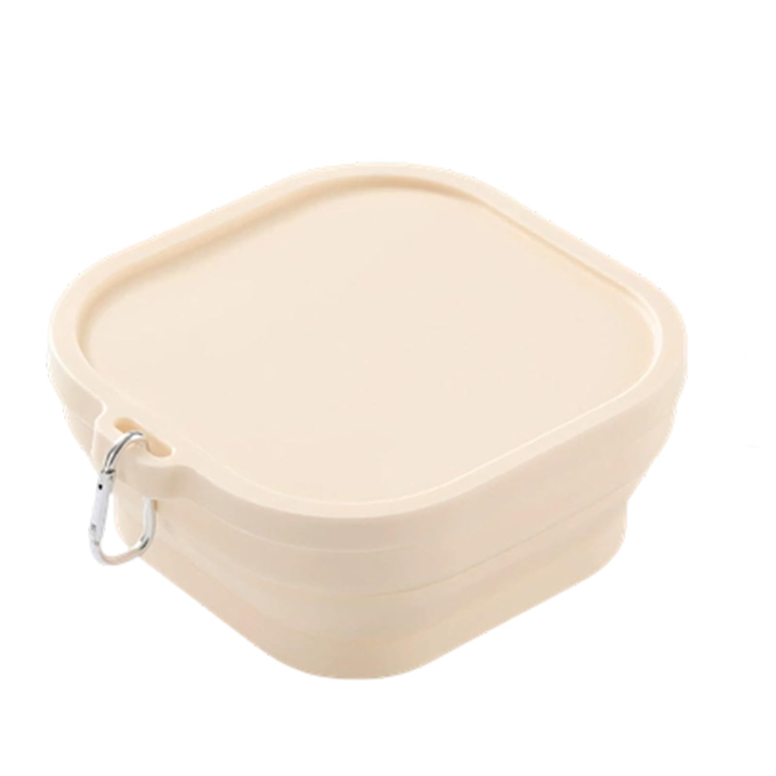 jiingekk Efficient Silicones Snacks Box with Lid Portable Food Container for Gym Beach Offices Mess Release and Quick Cleaning Up Pliable Mealpreps Box