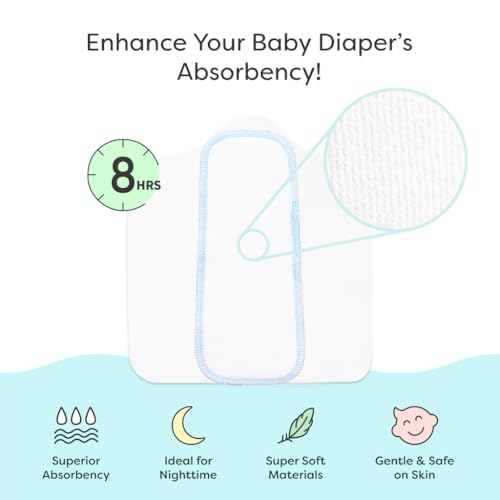 Image of SuperBottoms New Born UNO Cloth Diaper Combo Pack - Includes 1 UNO Diaper, 1 DryFeel Magic Pad & 1 Universal Booster Pad - Reusable, Washable, Organic & Rash-Free - For Babies - 0-3M - Eco-Friendly