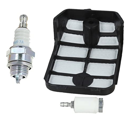 JUIYU Kit de serviço de filtro de motosserra de pátio, gramado e jardim para filtro de combustível p