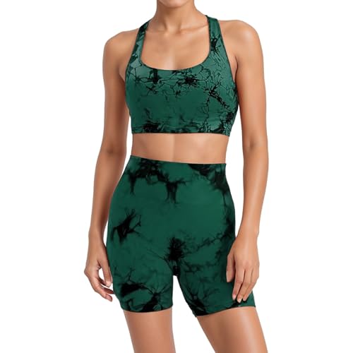 Conjunto Deportivo Mujer Gimnasio Chandal Mujer Completo Ropa de Yoga Suave con Diseño de Espalda Racer para Comodidad Transpirable Perfecta para Entrenamientos Intensos